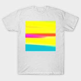 yellow orange pink gradient texture T-Shirt